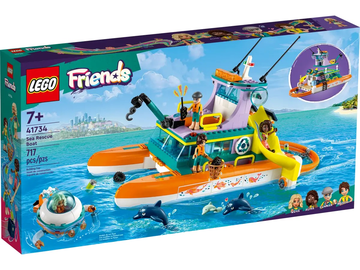 LEGO Friends Sea Rescue Boat Set 41734 - US