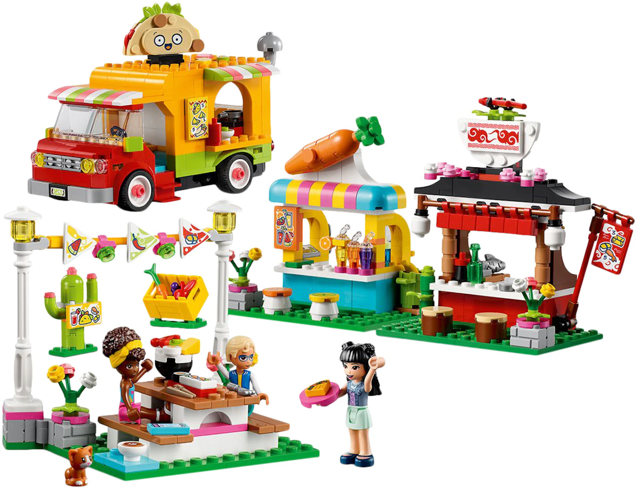 LEGO Friends Street Food Market Set 41701 - SS22 - US
