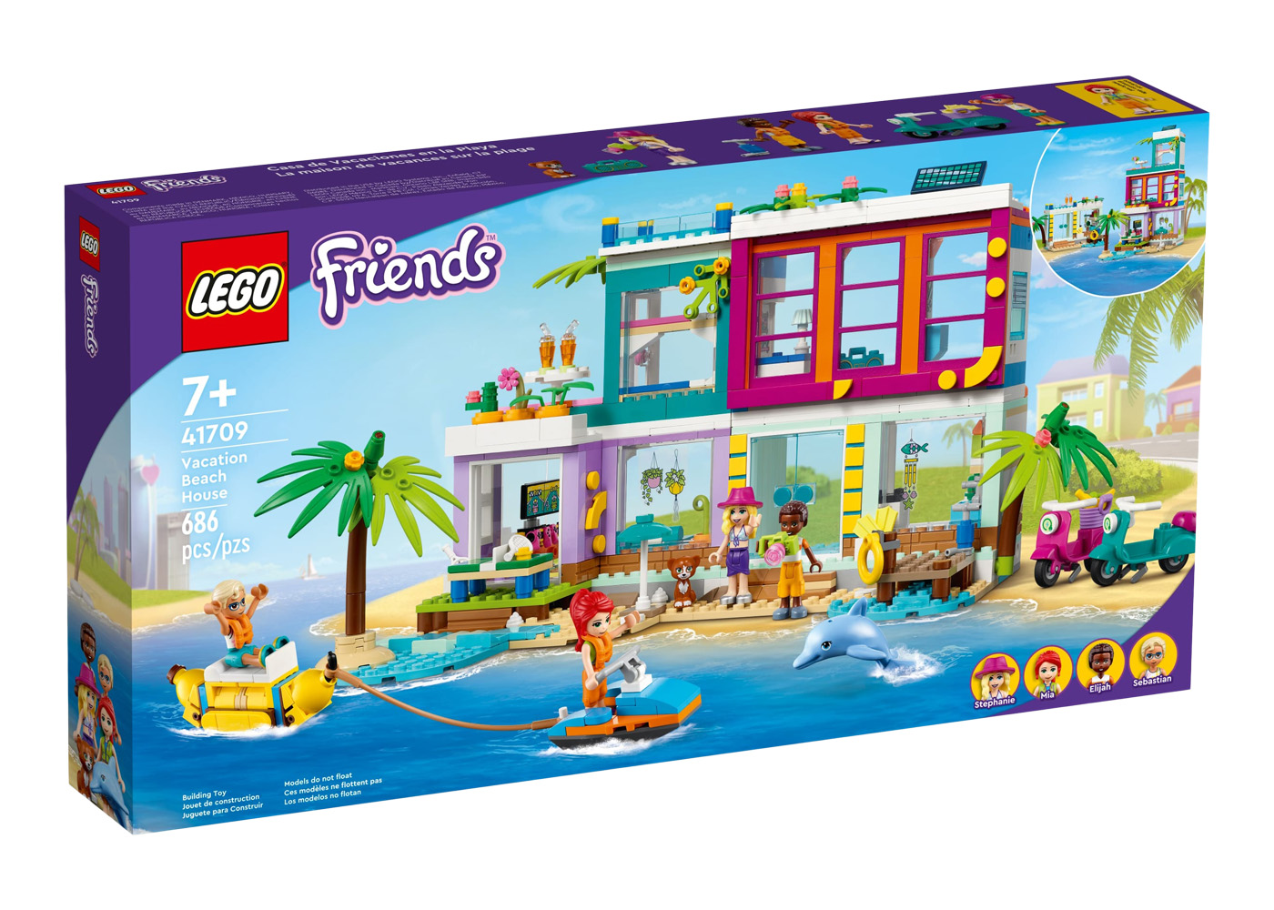 LEGO Friends Vacation Beach House Set 41709 - US