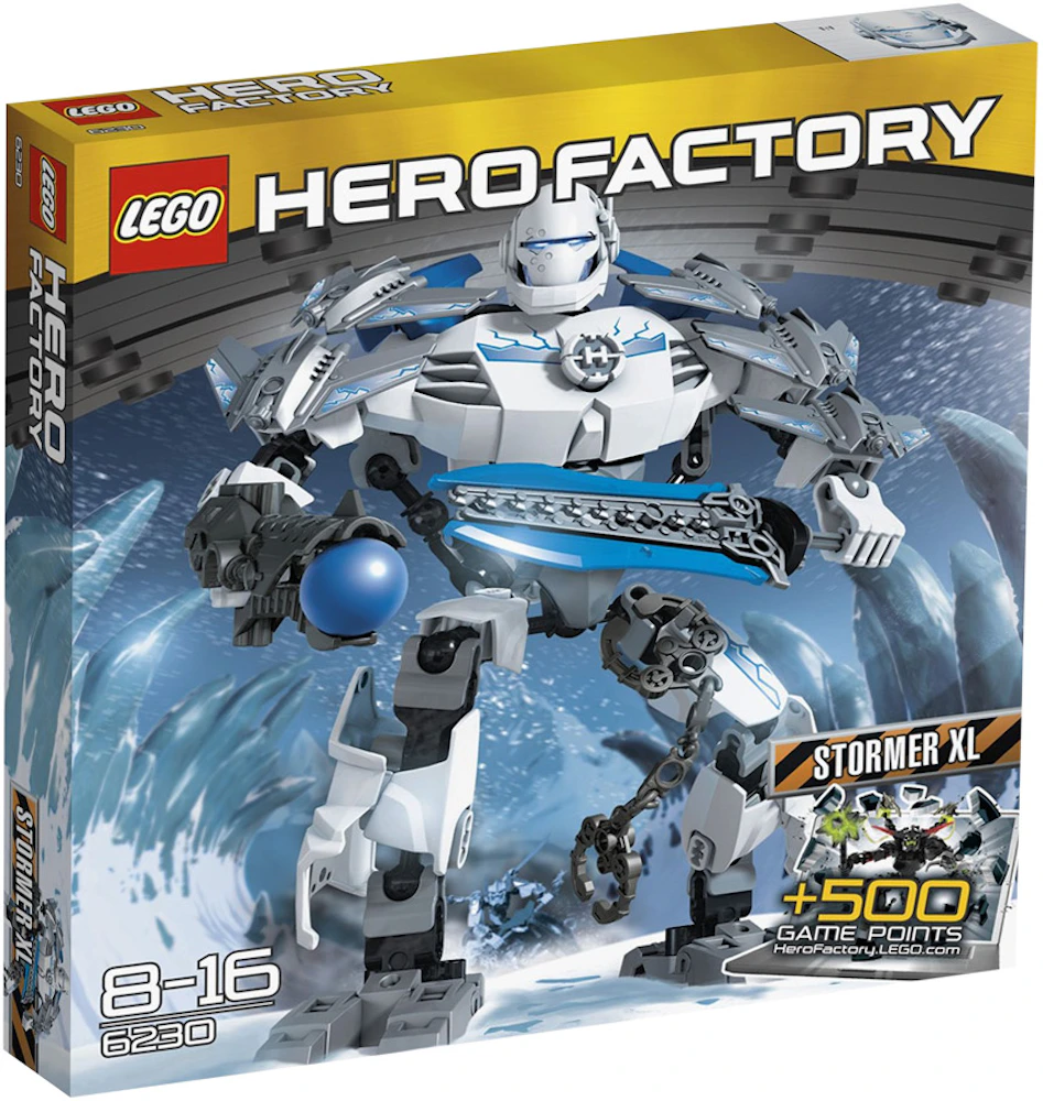 Ansigt opad sej jeg er træt LEGO HERO Factory STORMER XL Set 6230 - US