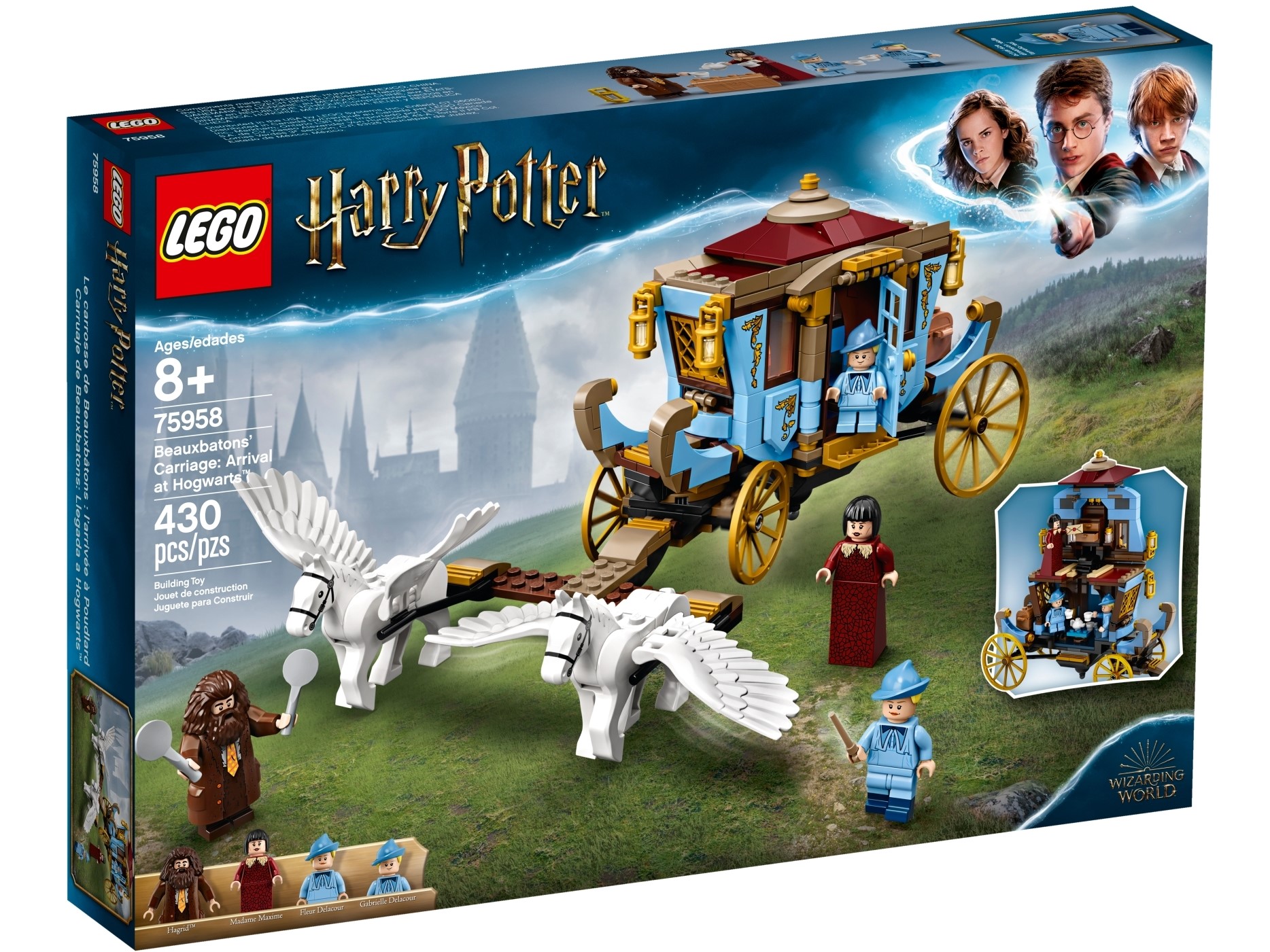 LEGO Harry Potter Beauxbaton's Carriage: Arrival at Hogwarts Set 