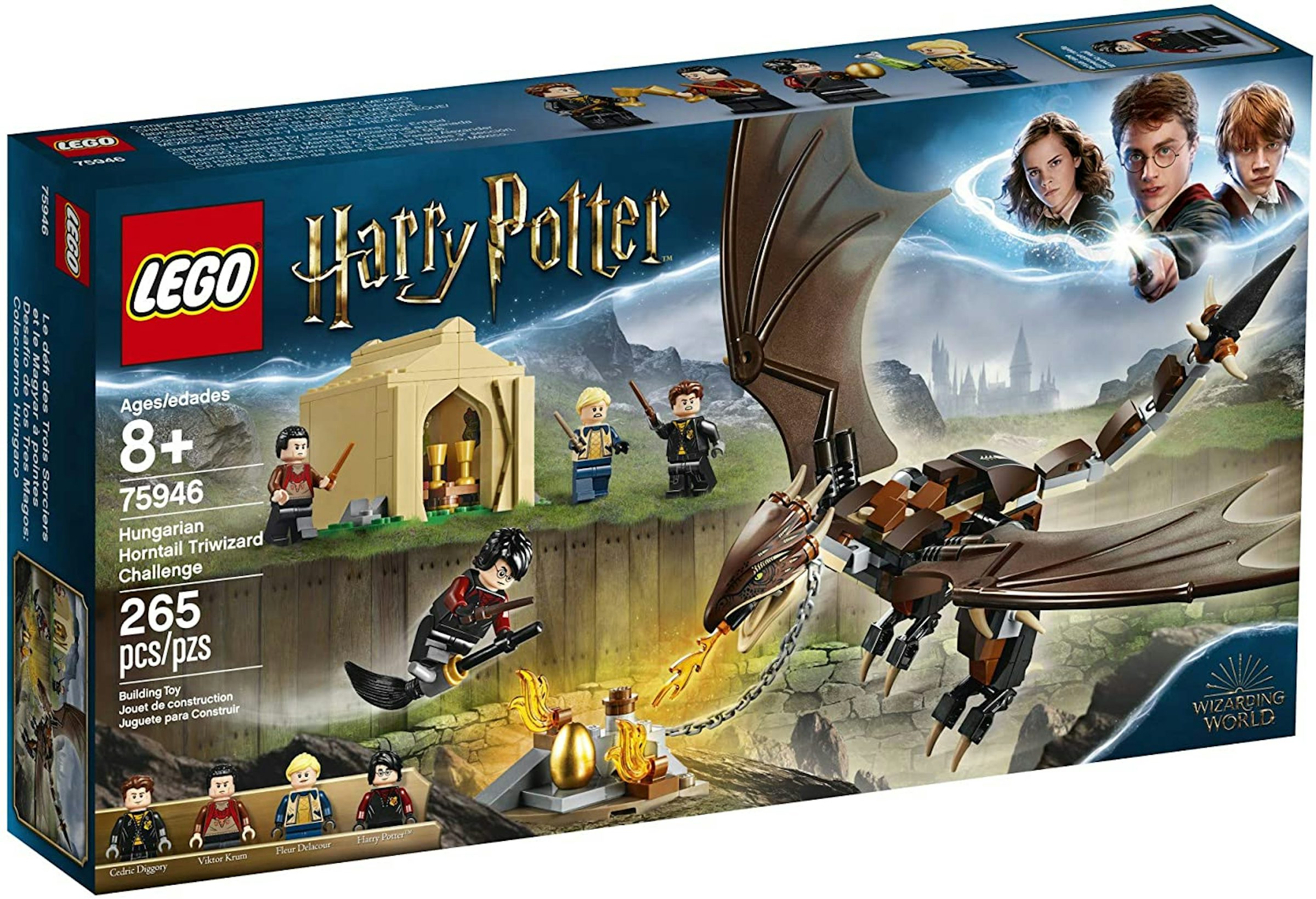 LEGO 76406 Harry Potter Le Magyar à Pointes, Jouet de Dragon