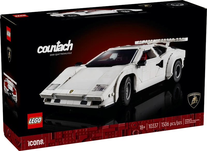 LEGO Icons Countach 5000 Quattrovalvole Set 10337 JP