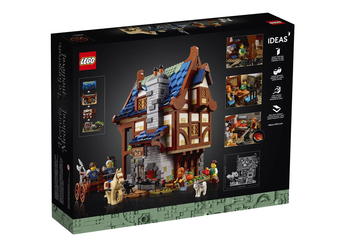 LEGO Ideas Medieval Blacksmith Set 21325 - US