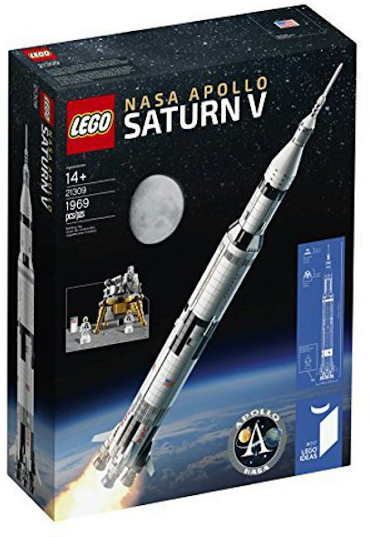 LEGO Ideas NASA Apollo Saturn V Set 21309 - US