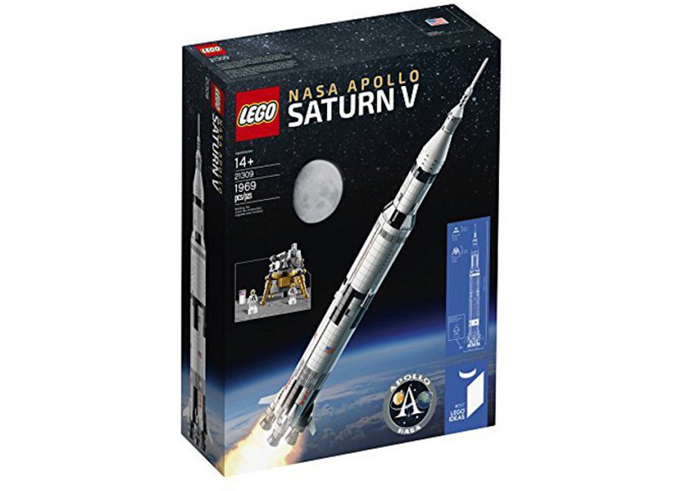 LEGO Ideas NASA Apollo Saturn V Set 21309 - US