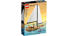 LEGO Ideas Sailboat Adventure Free Gift Set 40487 Brown/White