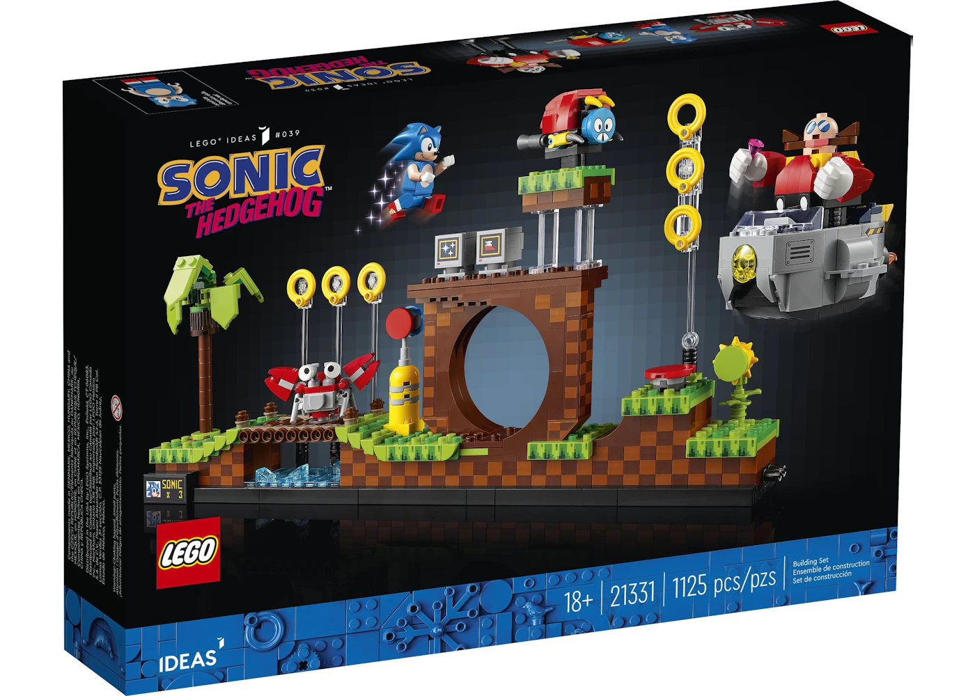 LEGO Ideas Sonic The Hedgehog Green Hill Zone Set 21331 - SS22 - US