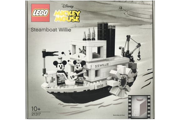 Set LEGO Ideas Steamboat Willie 21317