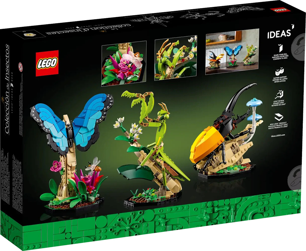  LEGO Ideas 21342 - The Insect Collection, Black : Toys