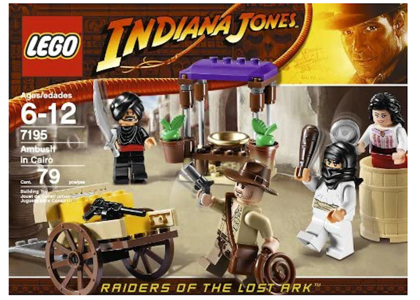 LEGO Indiana Jones Ambush In Cairo Set 7195 GB lego-indiana-jones-ambush-in-cairo-set-7195-gb