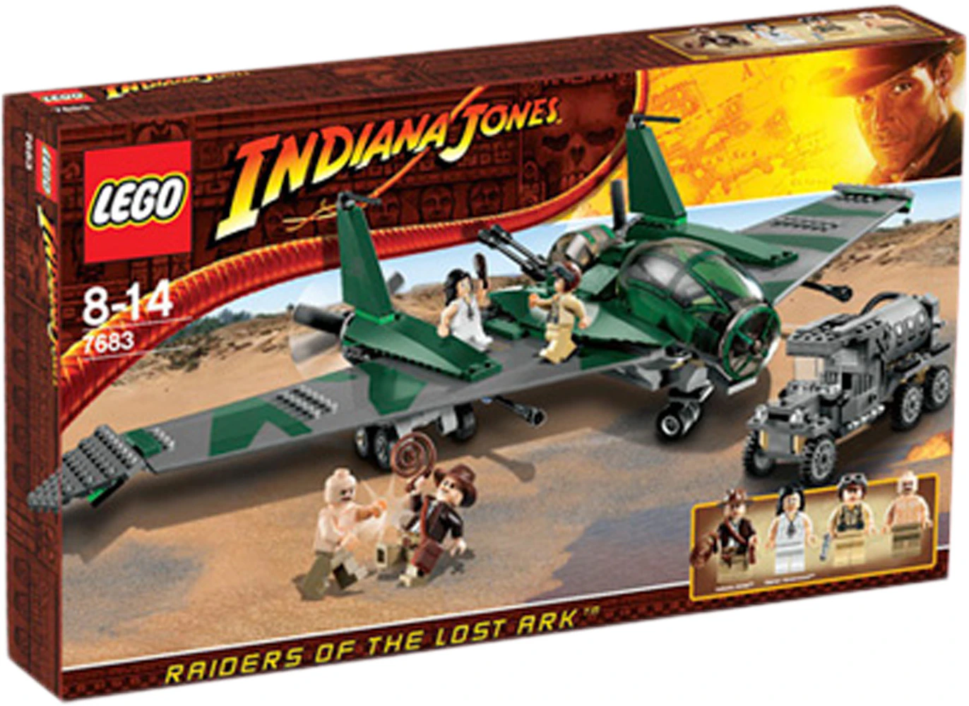 LEGO Indiana Jones on the Flying Wing Set 7683 - JP