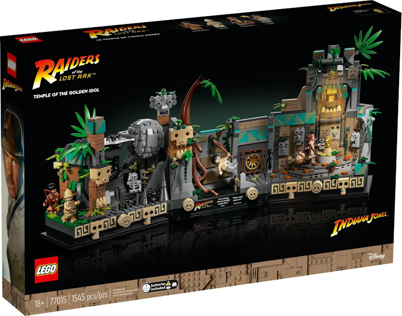 LEGO Indiana Jones Raiders of the Lost Ark Temple of the Golden Idol Set  77015 - US
