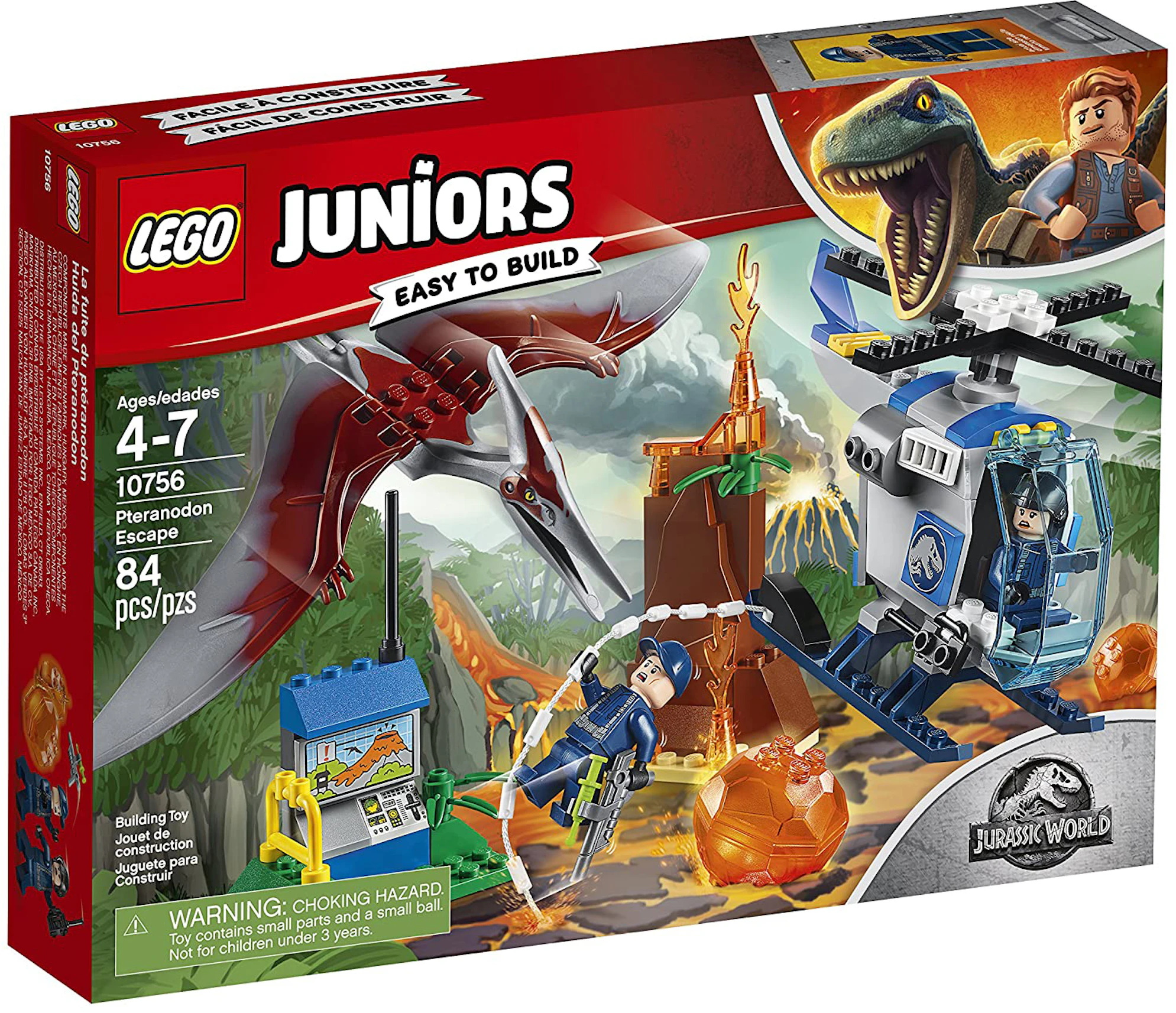 affjedring uddrag Tochi træ LEGO Juniors/4+ Jurassic World Pteranodon Escape Set 10756 - US