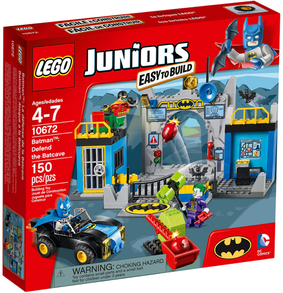 grundlæggende Orkan Hende selv LEGO Juniors Batman: Defend the Batcave Set 10672 - US