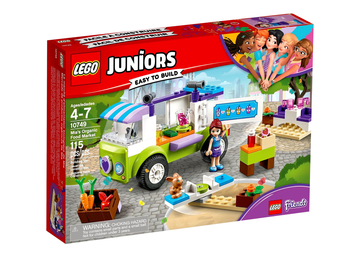 LEGO Juniors Mia's Organic Food Market Set 10749