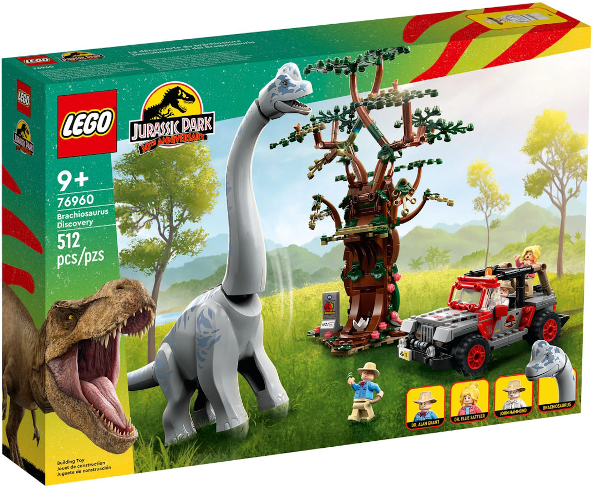 LEGO Jurassic Park 10th Anniversary Brachiosaurus Discovery Set 76960 - US