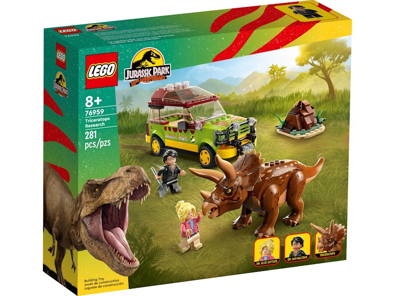 LEGO Jurassic Park 10th Anniversary Triceratops Research Set 76959