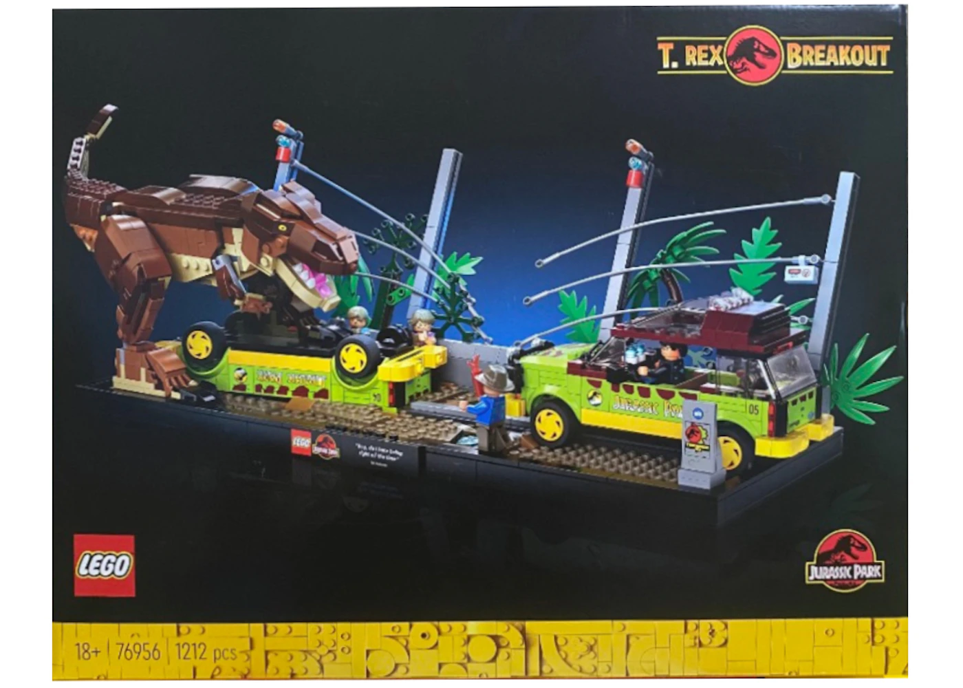 LEGO Jurassic Park Rex Breakout Set 76956 US