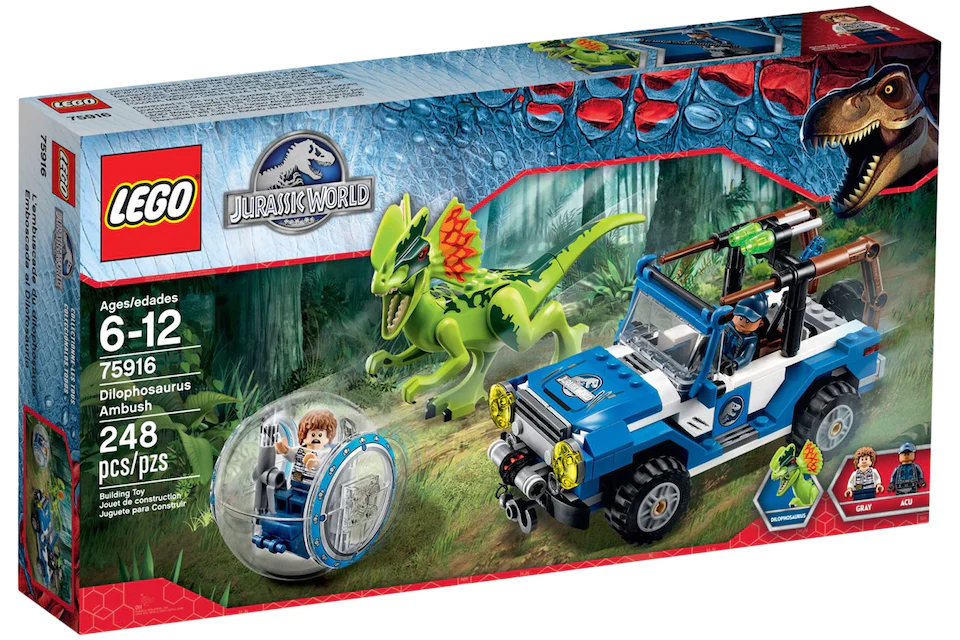 LEGO Jurassic World Dilophosaurus Ambush Set 75916