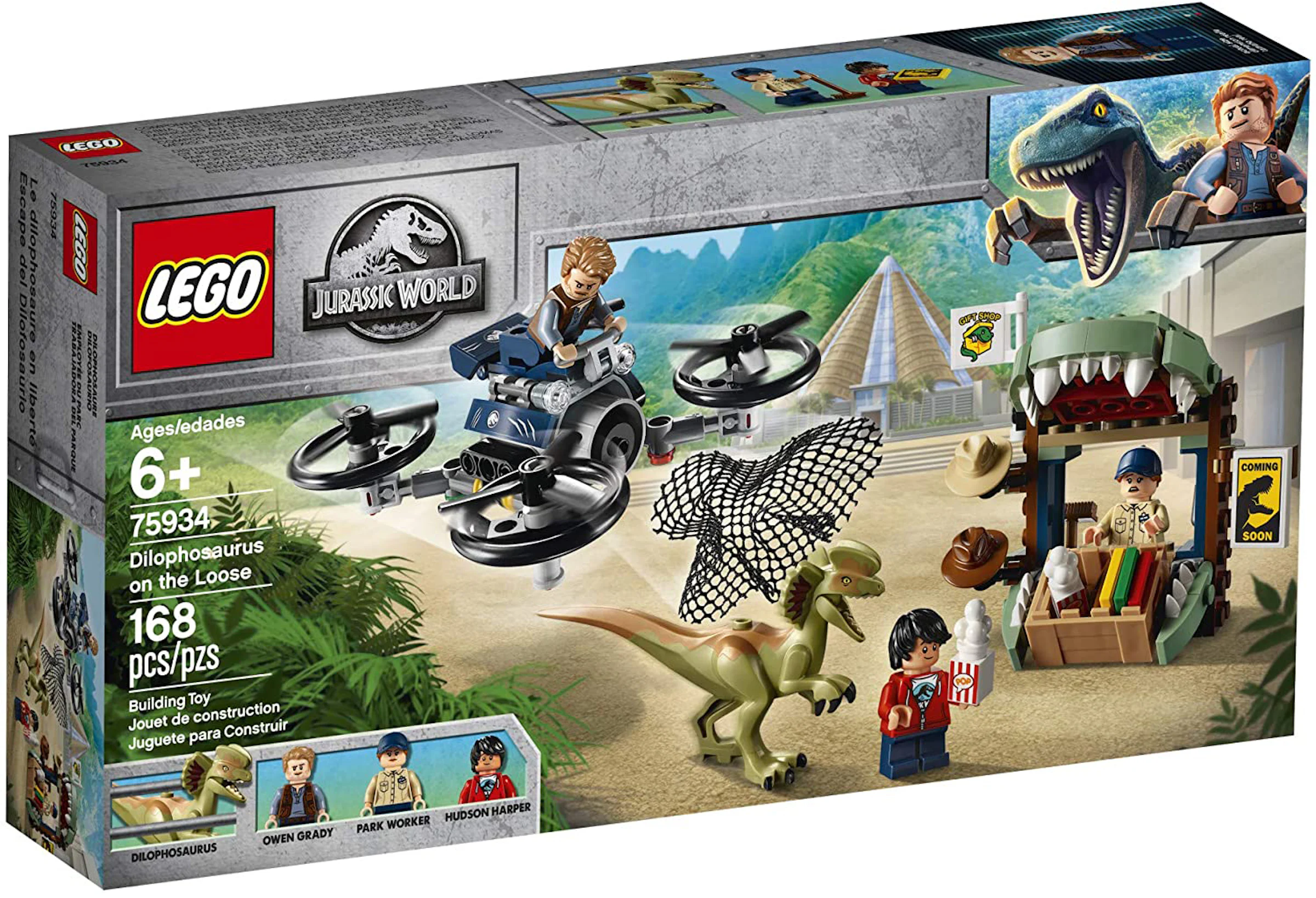 LEGO Jurassic World Dilophosaurus On The Loose Set 75934 - FW19 - US