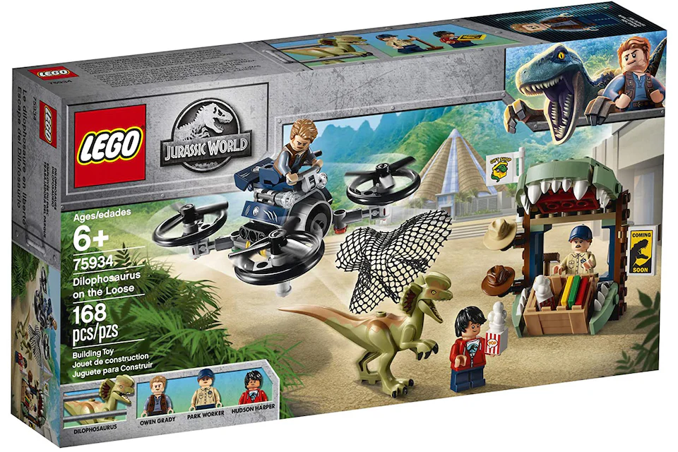 LEGO Jurassic World Dilophosaurus On The Loose Set 75934