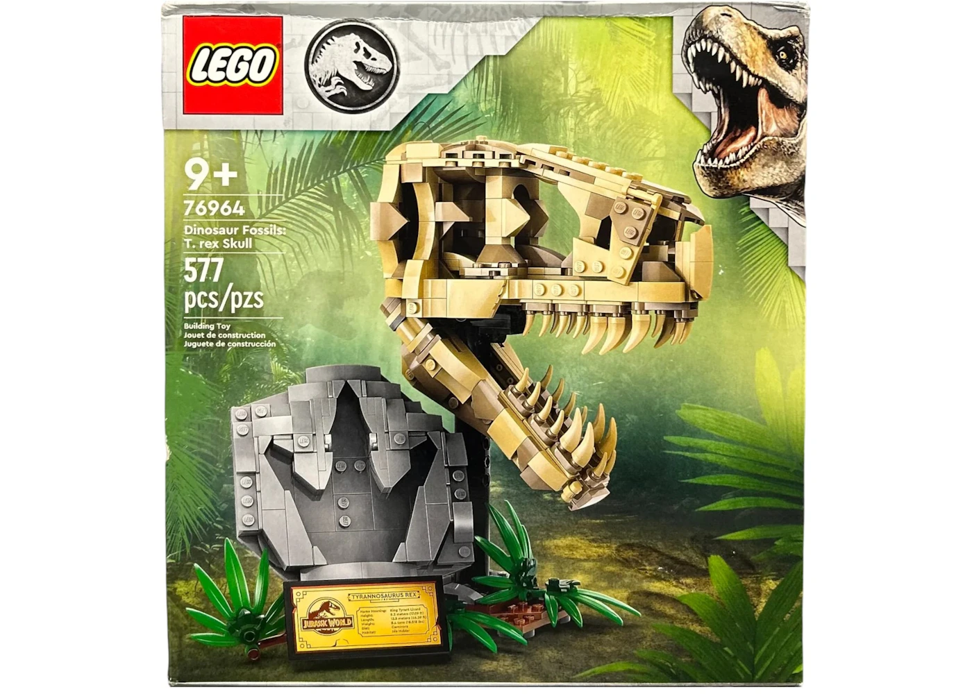 LEGO Jurassic World Dinosaur Fossils: rex Skull Set 76964 US