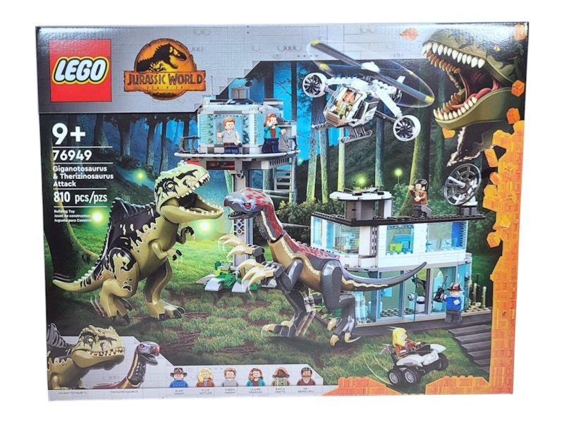 LEGO Jurassic World Dominion Giganotosaurus Therizinosaurus Set