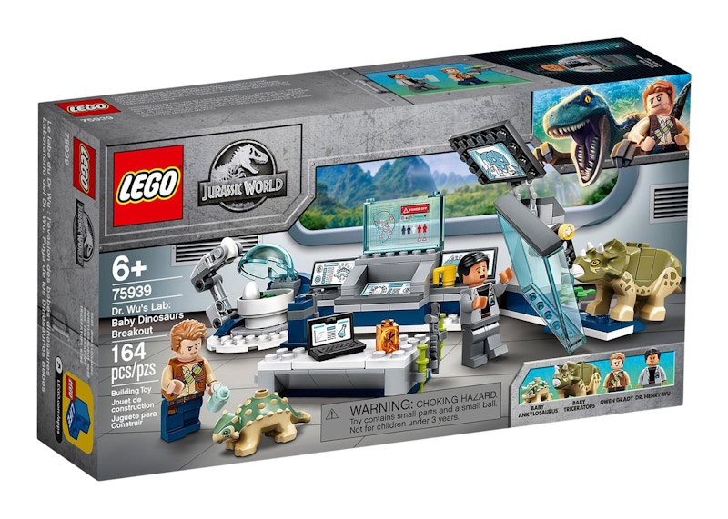 LEGO Jurassic World Dr. Wu s Lab Baby Dinosaurs Breakout Set 75939