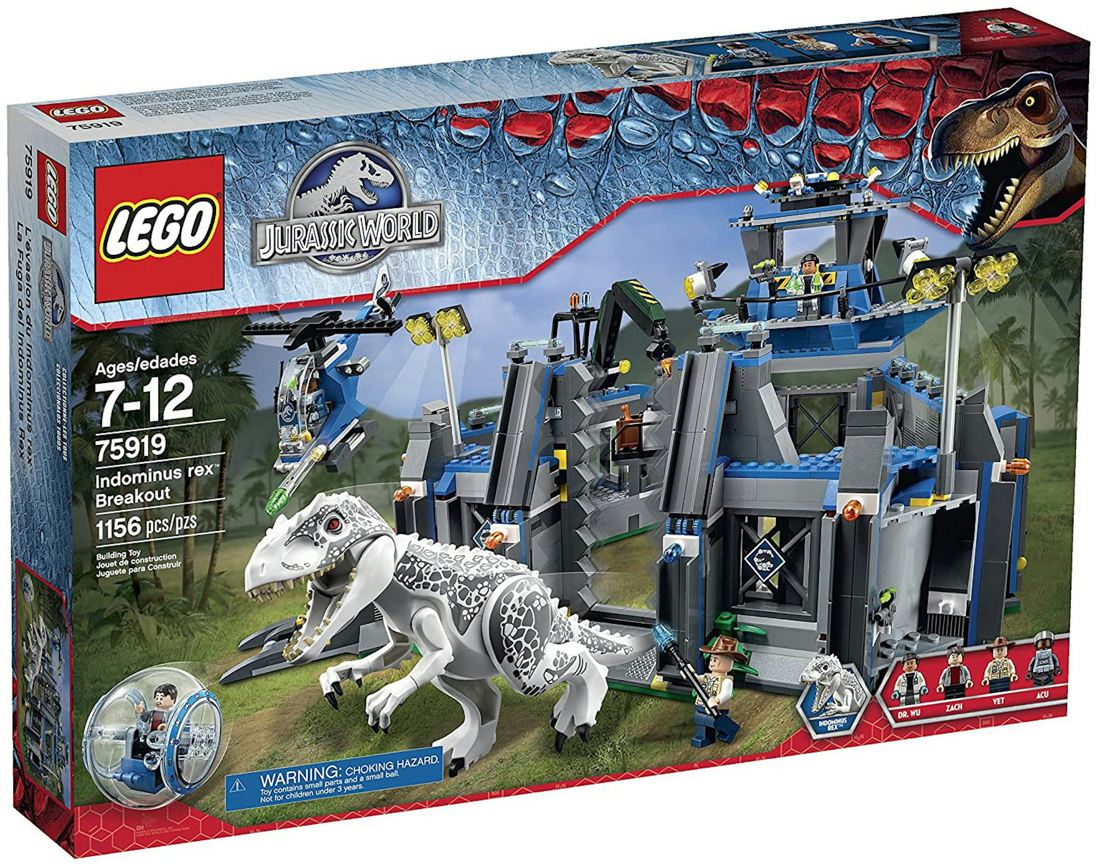 LEGO Jurassic World Indominus Rex Breakout Set 75919 - US