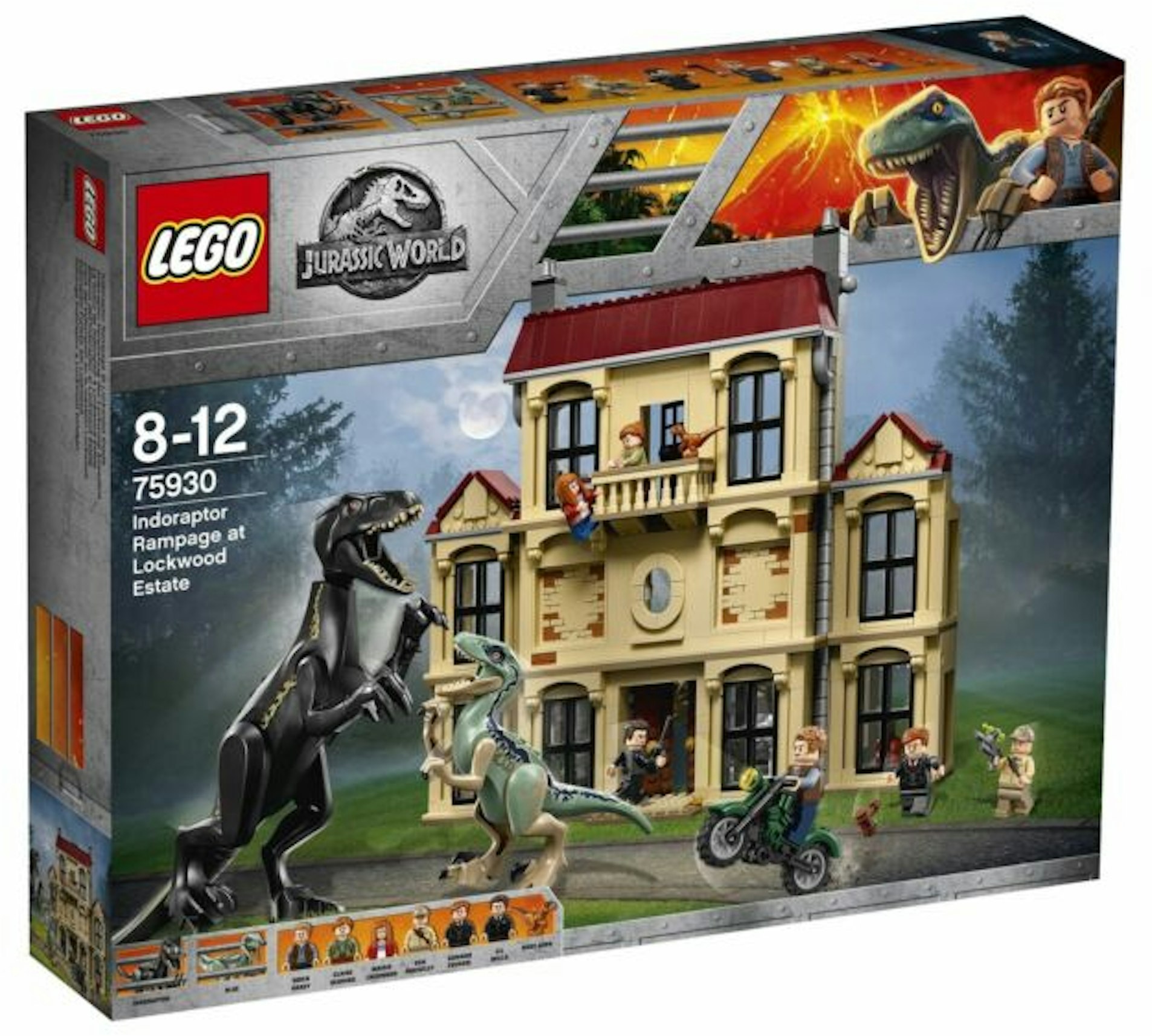 arbejder Sandsynligvis maling LEGO Jurassic World Indoraptor Rampage at Lockwood Estate Set 75930 - US