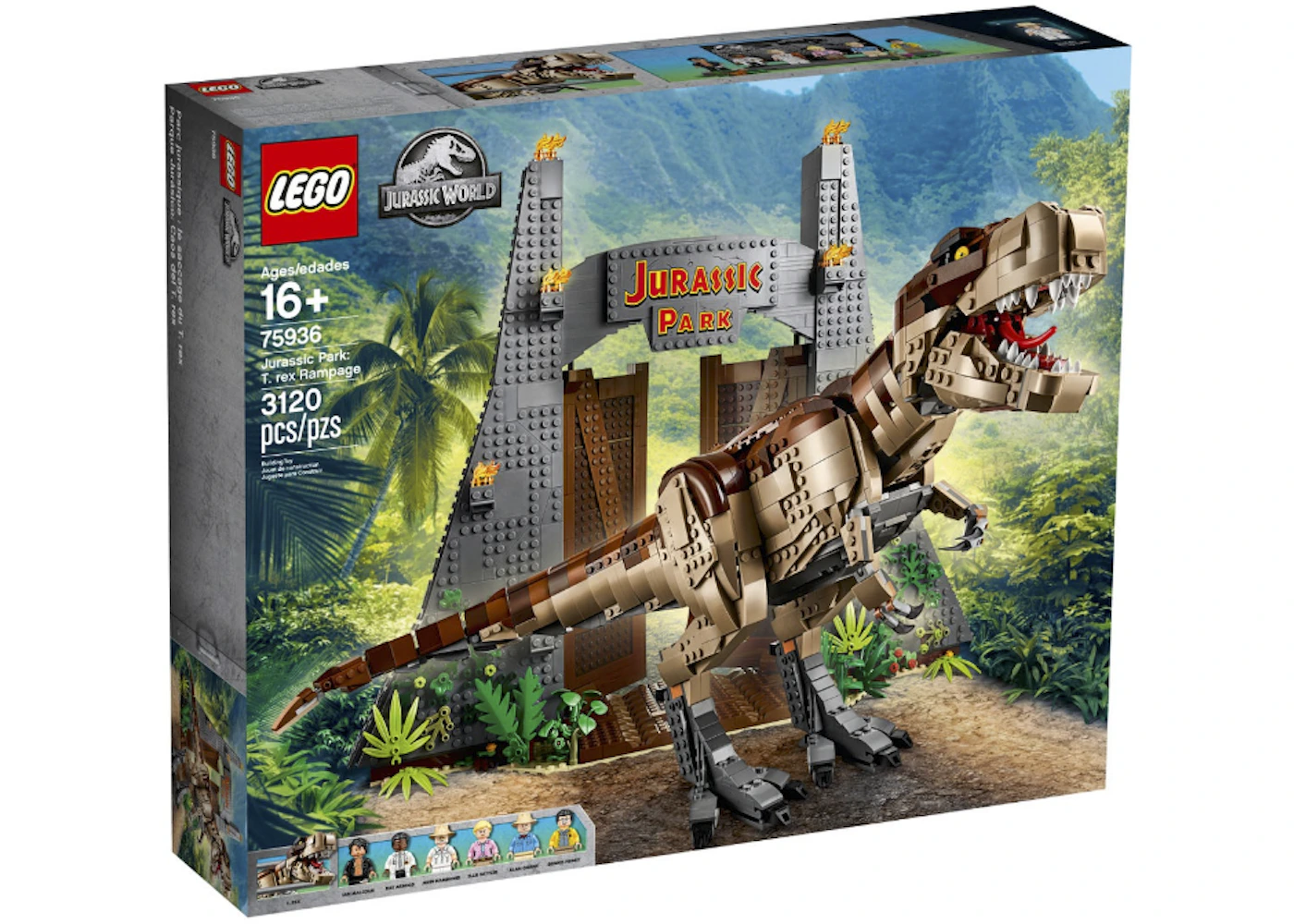 Lego jurassic world 2024 t rex toy