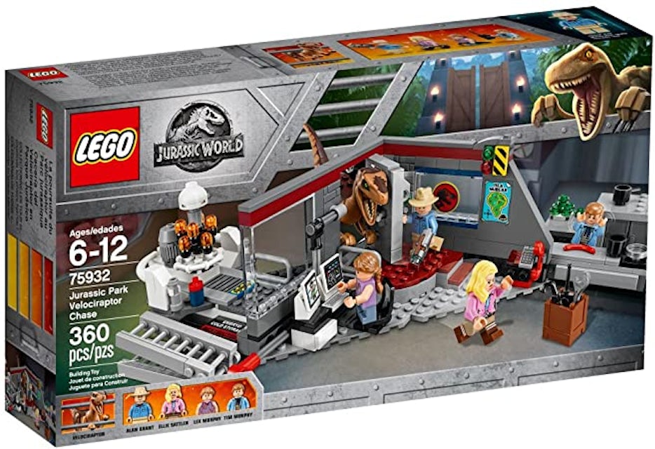 LEGO Jurassic World Jurassic Park Velociraptor Chase Set 75932 - US