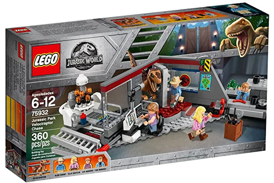 LEGO Jurassic World Jurassic Park Velociraptor Chase Set 75932