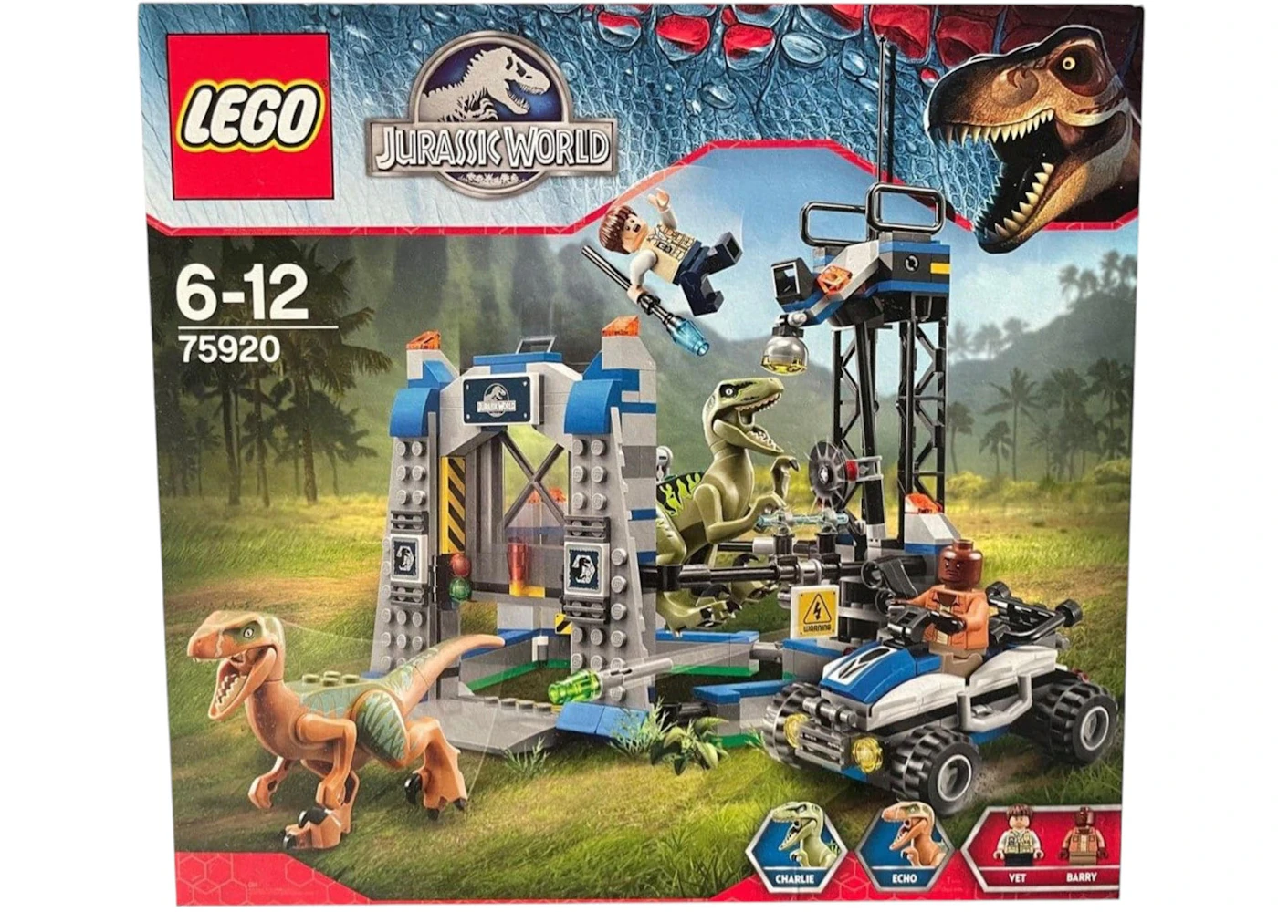 LEGO Jurassic World Raptor Escape Set 75920 US