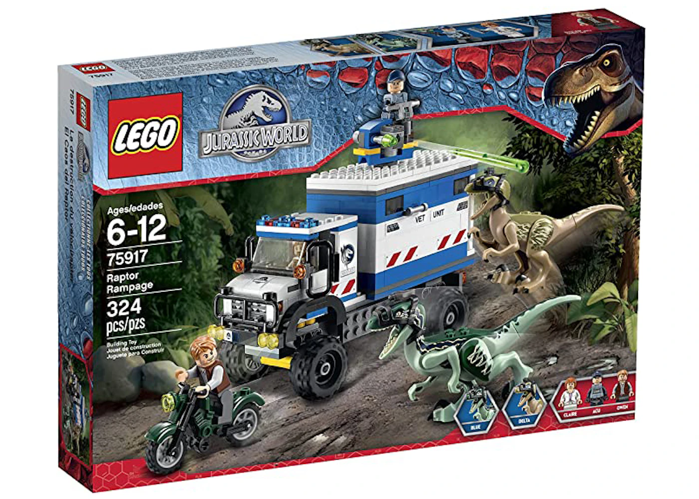 LEGO Jurassic World Raptor Rampage Set 75917 - MX