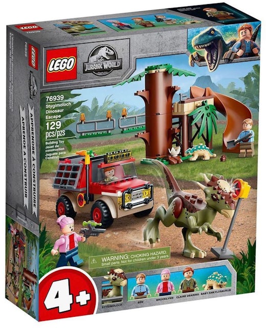 Lego Jurassic World Tyrannosaurus Rex Dinosaur 75918 - Lego construction  Tracker Vehicle 