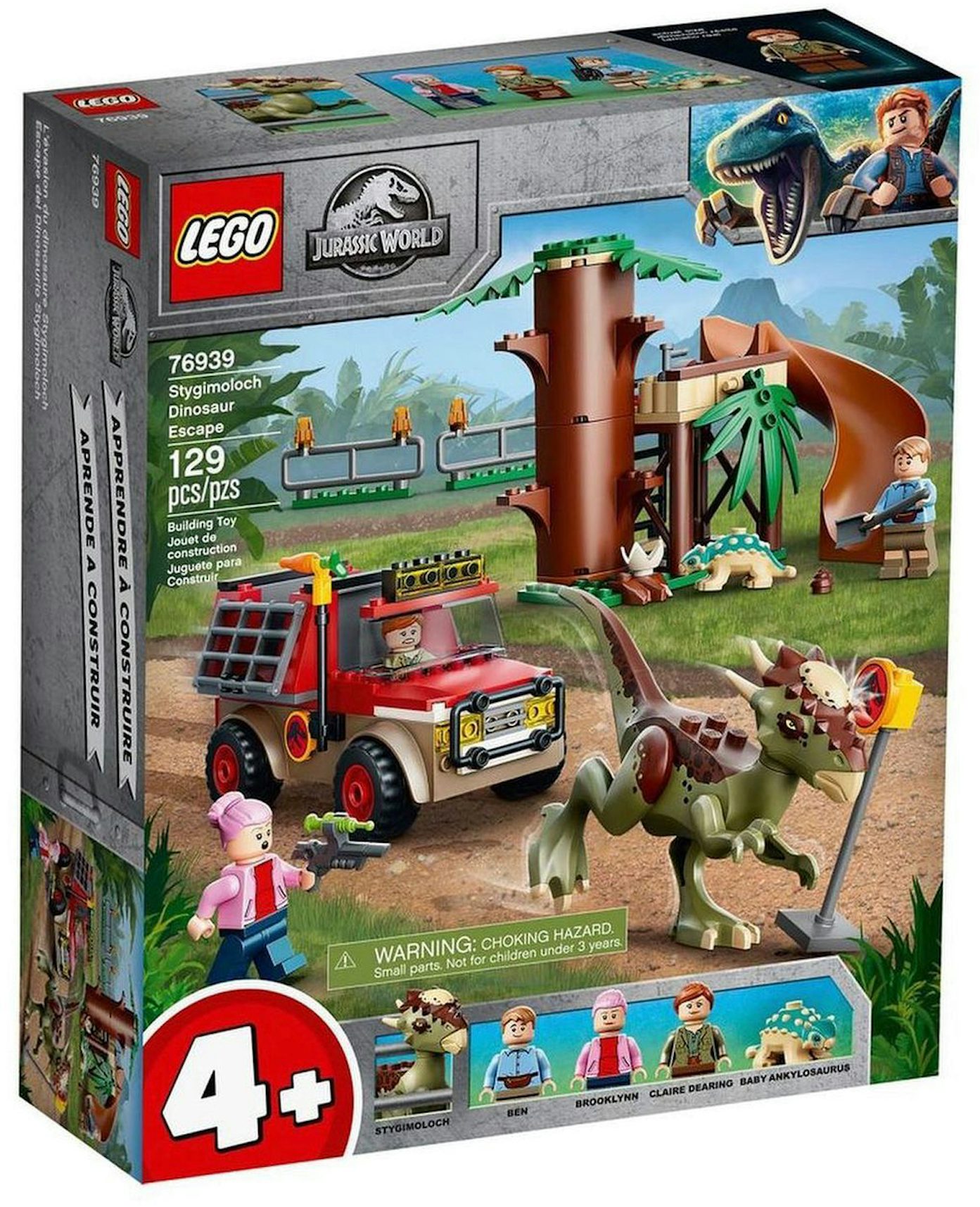 LEGO Jurassic World Stygimoloch Dinosaur Escape Set 76939 - US