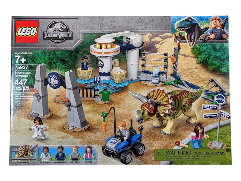 LEGO Jurassic World Triceratops Rampage Set 75937