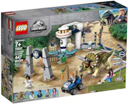 LEGO Jurassic World Dominion Triceratops Dinosaur Pickup Truck Ambush 76950  (210 Pieces)
