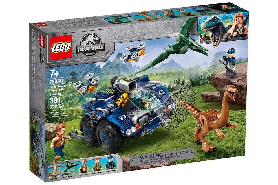 LEGO Jurrasic World Gallimimus and Pteranodon Breakout Set 75940
