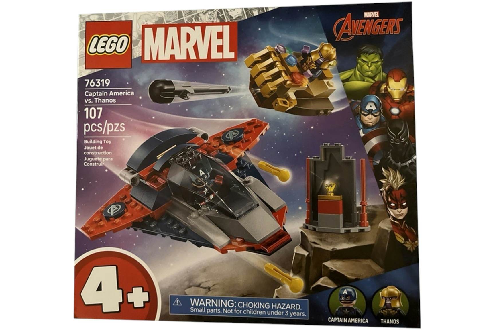 LEGO Learn to build Captain America vs. Thanos Set 76319 - KR