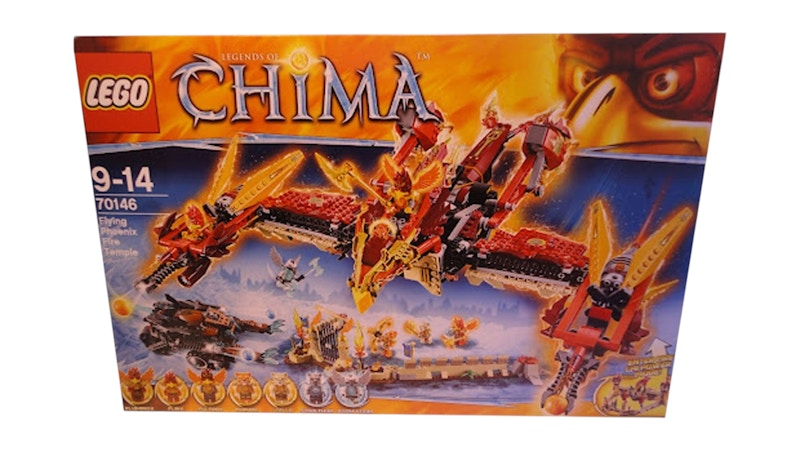 LEGO Legends of Chima Flying Phoenix Fire Temple Set 70146 - US