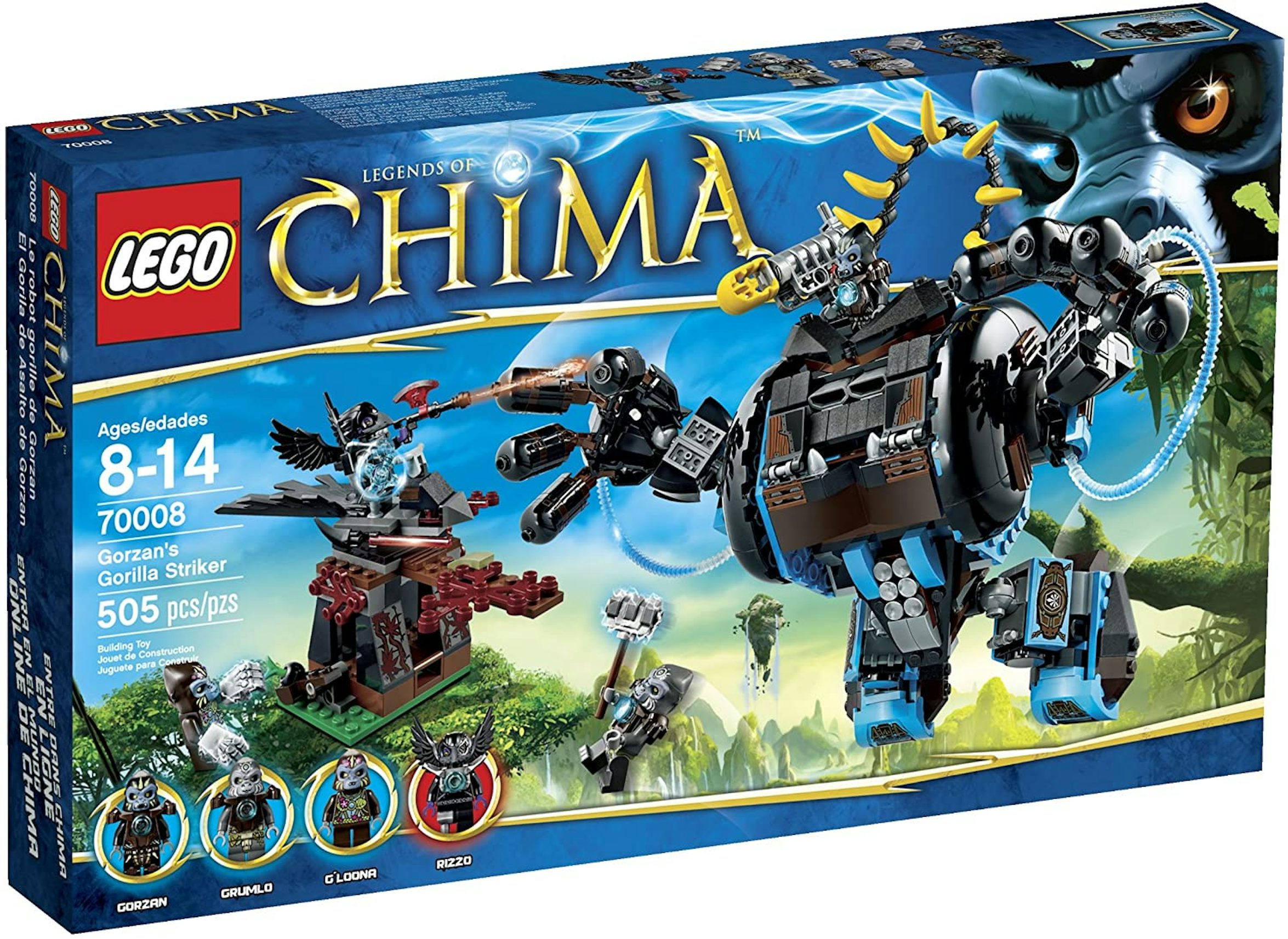LEGO Legends of Chima Gorzan's Gorilla Striker Set 70008