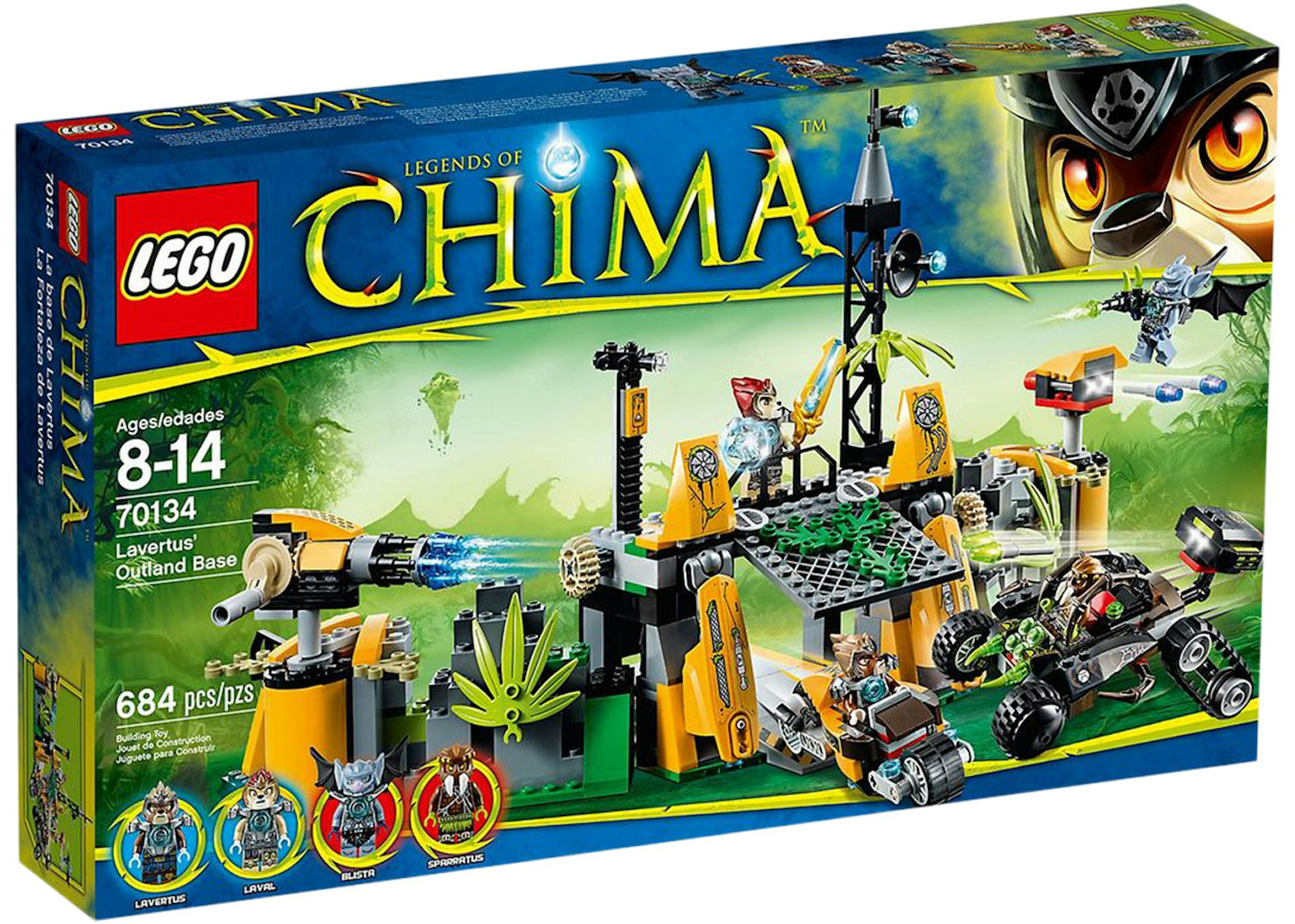 LEGO Legends of Chima Lavertus' Outland Base Set 70134 - US