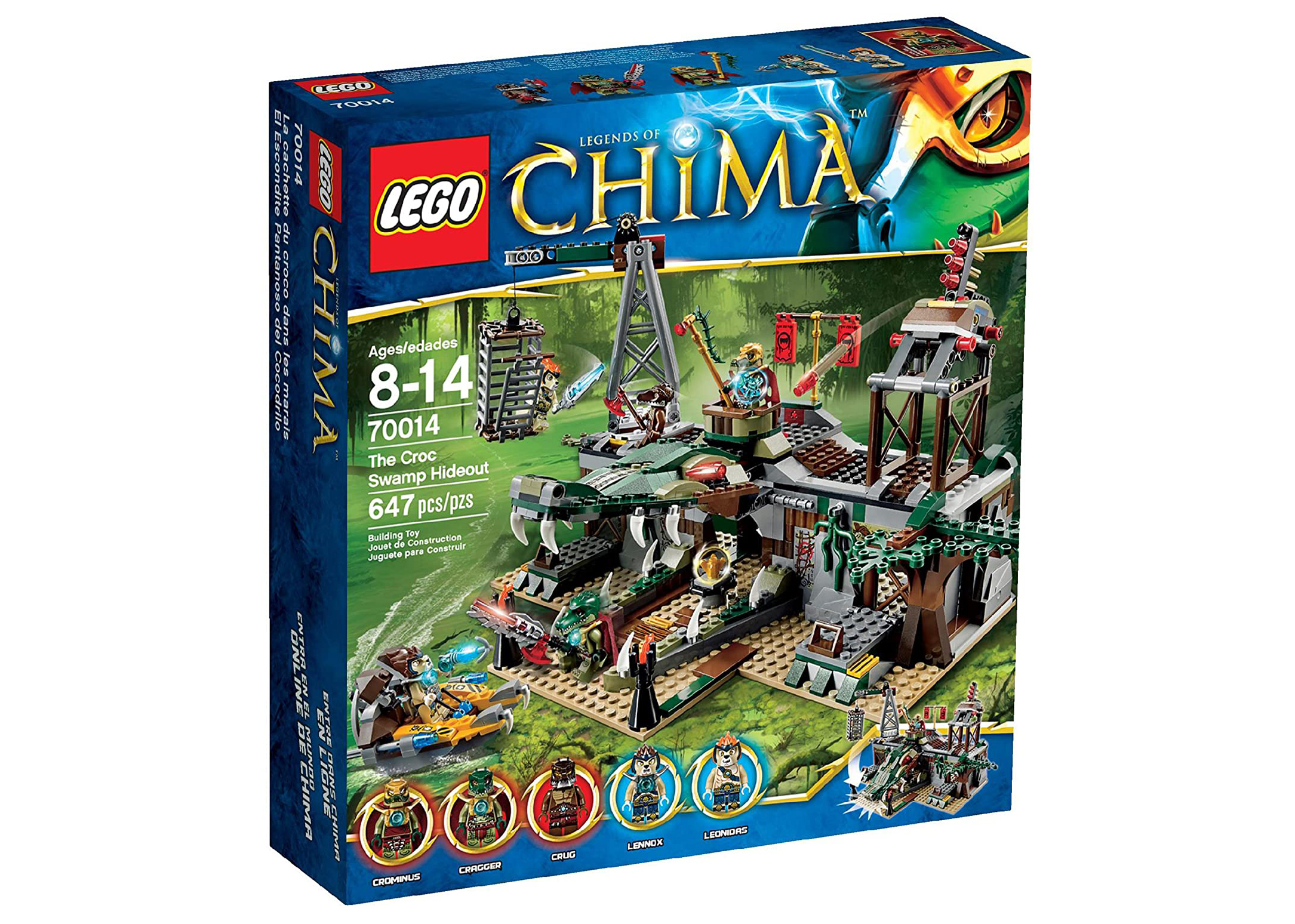 LEGO Legends of Chima The Cros Swamp Hideout Set 70014 - US