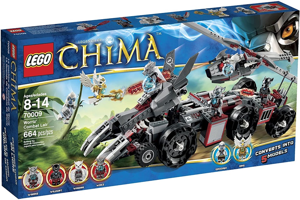 LEGO Legends of Chima Worriz's Combat Lair Set 70009