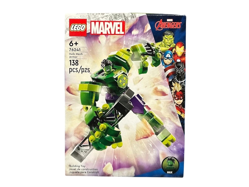 LEGO Marvel Avengers Hulk Conjunto de Armadura Mecánica 76241 US