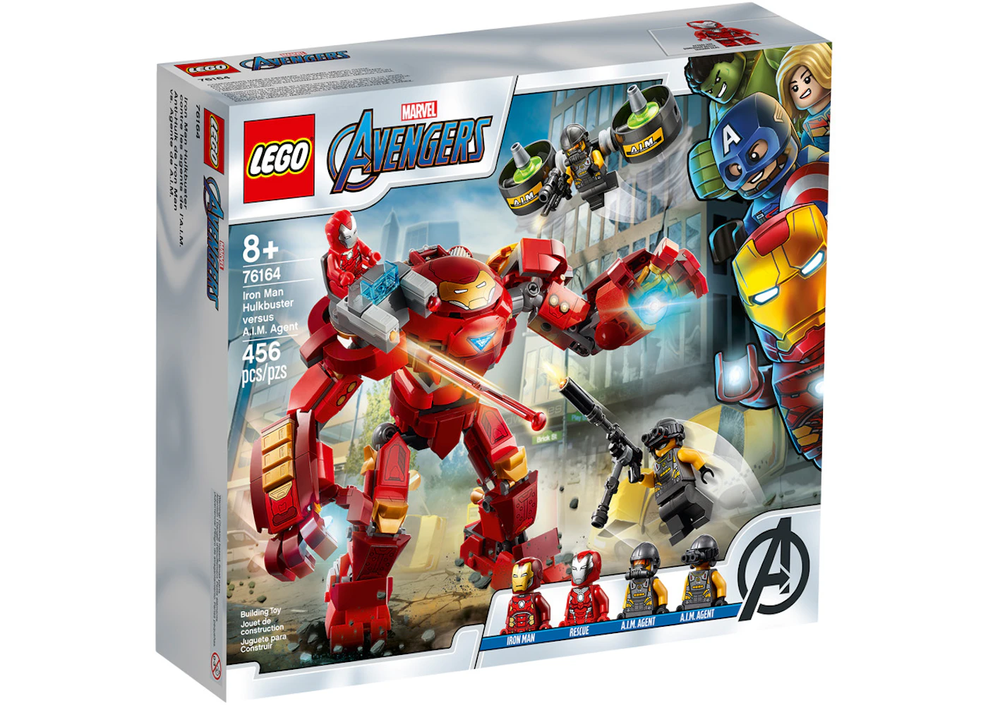 LEGO Marvel Avengers Iron Man Hulkbuster Versus A.I.M. Agent Set 76164