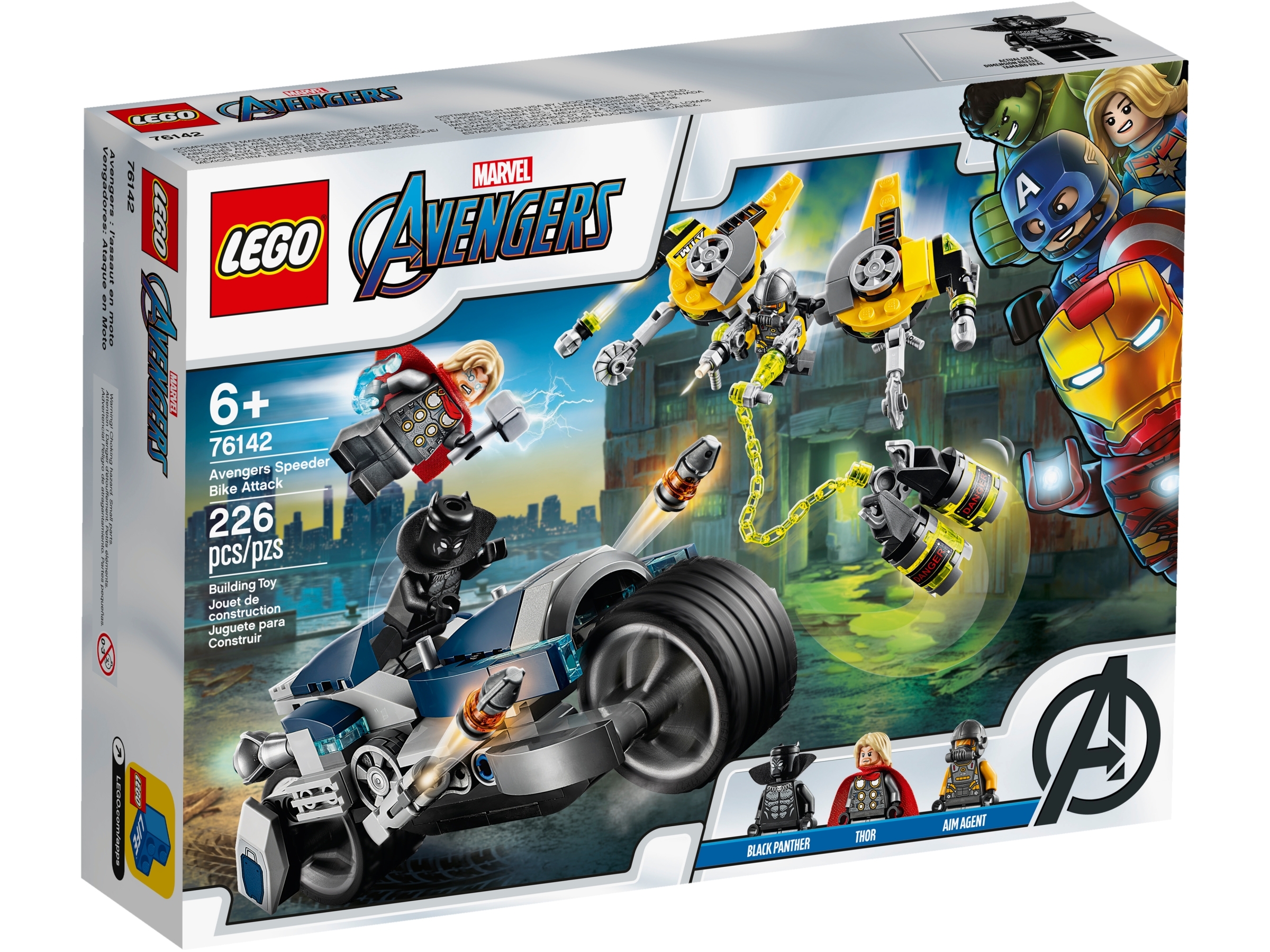 LEGO Marvel Avengers Captain America Outriders Attack Set 76123 - US